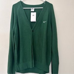 Nike Forest Green Cardigan